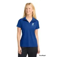 Women's Micropique Sport-Wick® Polo (True Royal) - Embroidered w/ Left Chest Y Logo w/ SOUTH SHORE YMCA